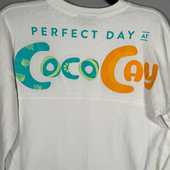Royal Carribean LRG Juniors Perfect Day at Coco Kay White shirt NWT‎ Spirit - Picture 9 of 9